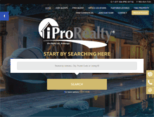 Tablet Screenshot of iprorealty.com